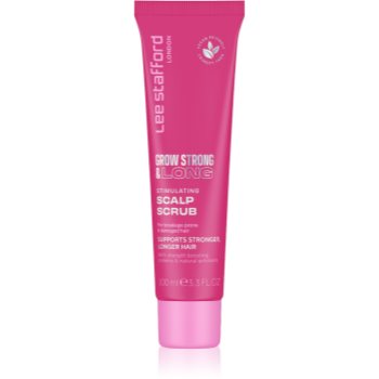 Lee Stafford Grow Strong & Long Stimulating Scapl Scrub exfoliant pentru scalp vegan - imagine 2